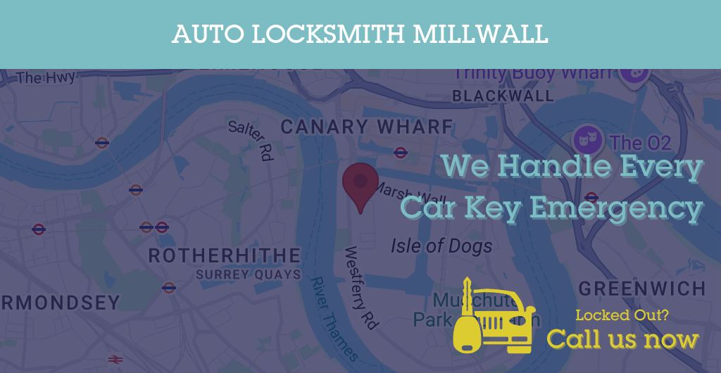 Auto Locksmith Services in Millwall - E postcode